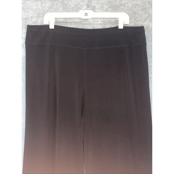 Lane Bryant Womens Dress Pants 16 Black Wide Leg Corp Office Career Preppy - Picture 2 of 9